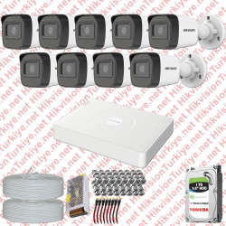 Hikvision 09 Kamera Fullhd Güvenlik Kamerası Seti 1tb Hdd